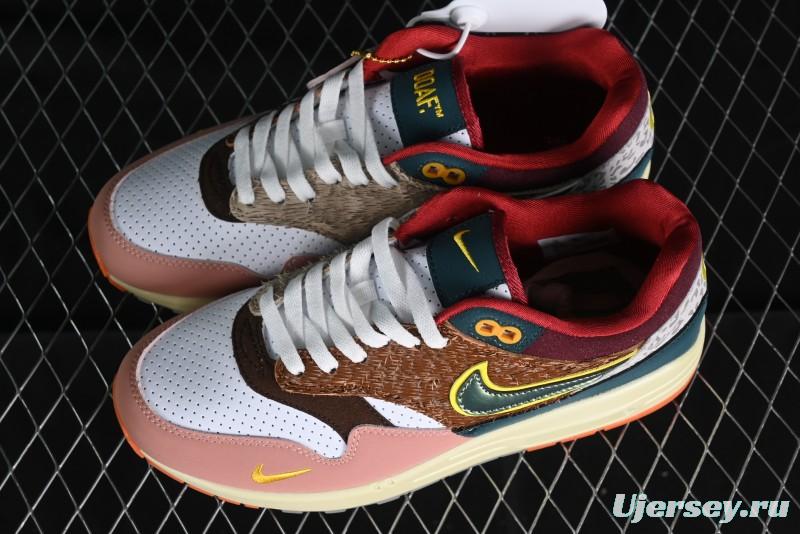 Nike Air Max 1 Retro Running Shoes with Half-Sole Air Cushion - HO2639-100