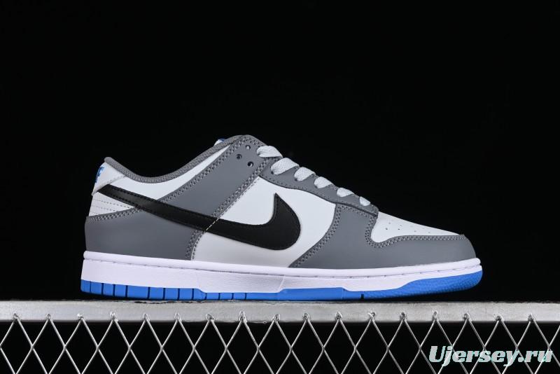 Nike Dunk Low SB Skateboarding Shoes in White Blue Grey - FB9109-001