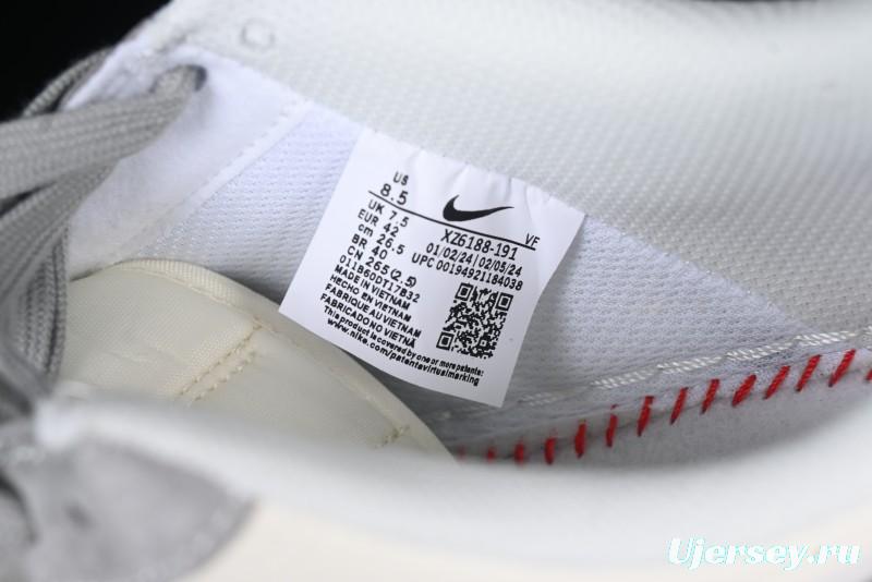 Nike Air Force 1 '07 Low The North Face Collaboration Beige Grey Check Grey Outsole Casual Sneakers - XZ6188-191