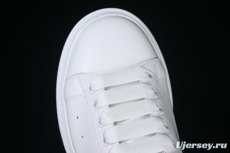 Alexander McQueen Oversized Sneakers with Red Suede Heel Detail - D.E5