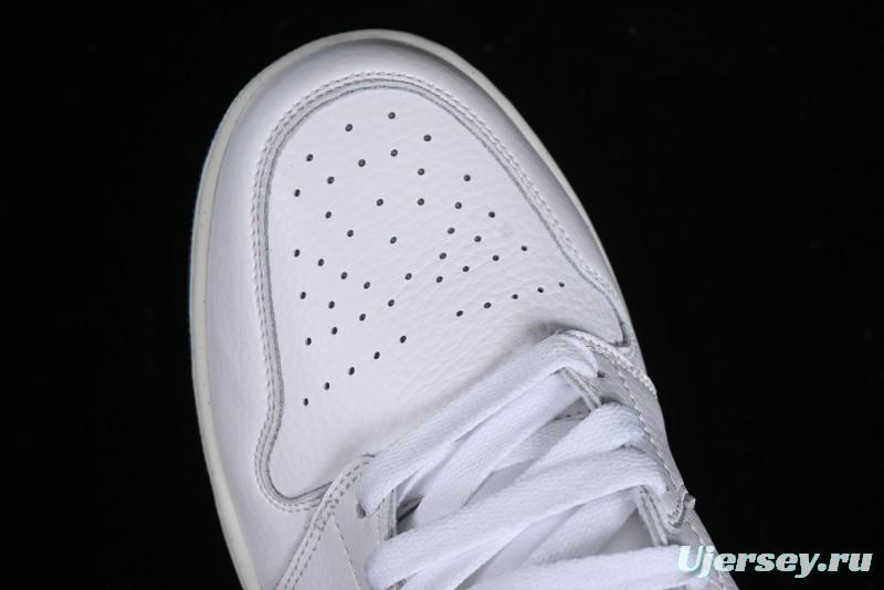 Nike Air Jordan 1 Mid Industrial Blue Basketball Shoes with Air Cushion - FN5215-141