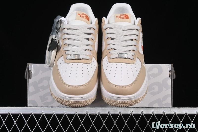 Nike Air Force 1 '07 Low The North Face Collaboration Casual Sneakers in Milk Tea - DM6688-048