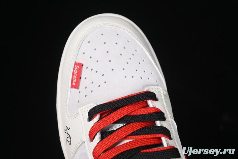 Nike SB Dunk Low Year of the Snake Series - Black Snakeskin with Black Swoosh Anniversary Custom Low-Top Casual Skate Shoes - DM6868-012