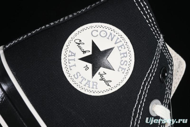 Converse Chuck 1970s High Top Canvas Sneakers with Star Stitch Design - A15743C