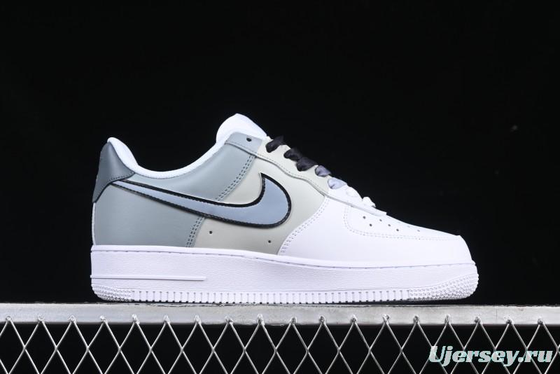 Nike Air Force 1 '07 Low Hand-Painted Broken Hook Casual Sneakers - CV2288-011