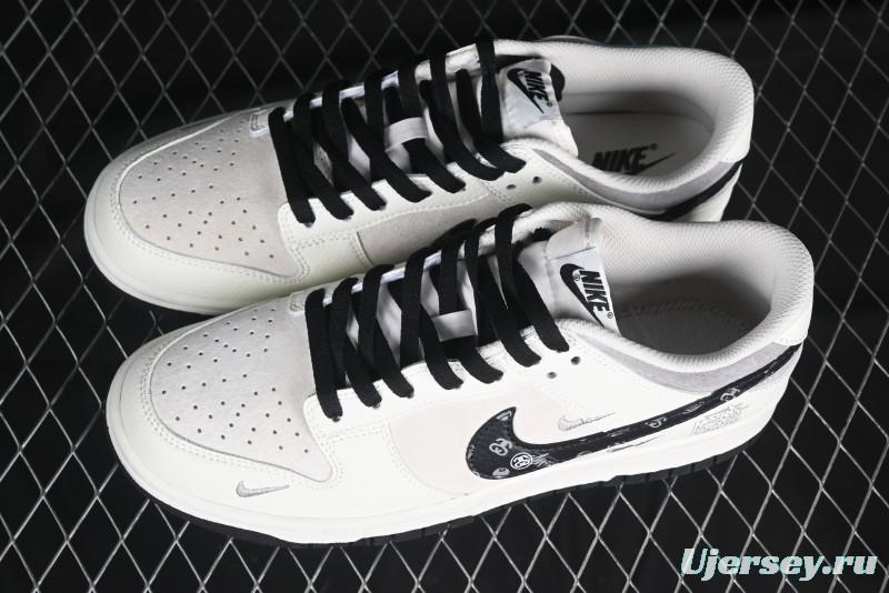 Nike SB Dunk Low Stussy Anniversary Custom Low-Top Casual Skate Shoes - DJ2024-055