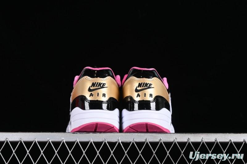 Nike Air Max 1 Premium Retro Running Shoes with Half-Sole Air Cushion - HJ3966-100