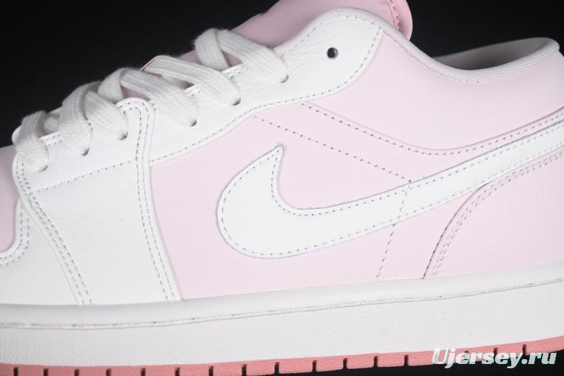 Nike Air Jordan 1 Low AJ1 Retro Casual Sneakers in Youthful Pink - IH0823-611