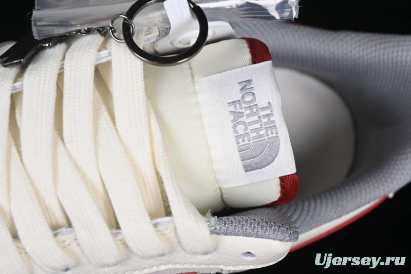 Nike Air Force 1 '07 Low The North Face Collaboration Beige Red Casual Sneakers - DM6688-047