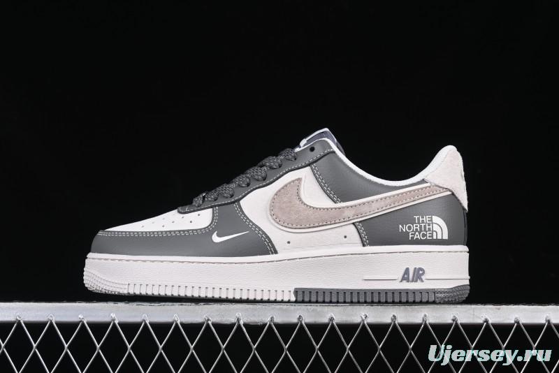 Nike Air Force 1 '07 Low North Face Collaboration Light Grey Two-Tone Low-Top Casual Sneakers - DM6688-046