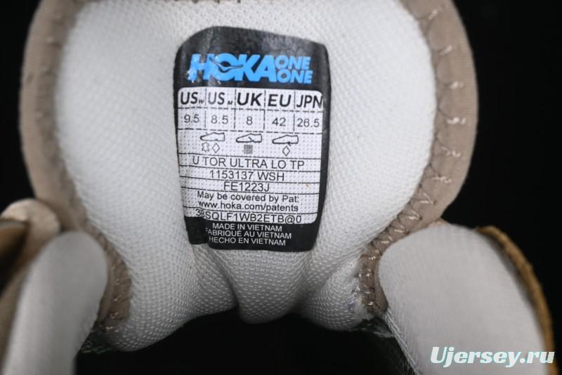 HOKA ONE ONE Tor Ultra Low Round Toe Cushioned Durable Low Top Hiking Shoes - 1153137 WSH