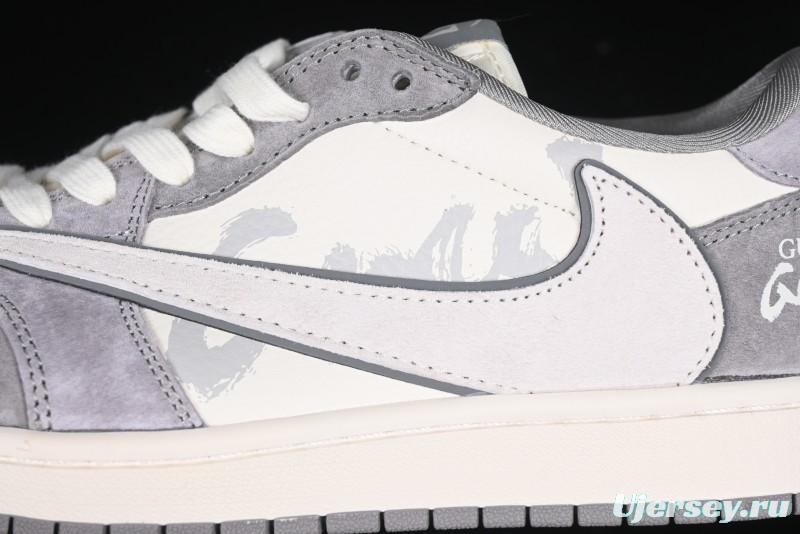 Nike Travis Scott x Fragment Design x Air Jordan 1 Low OG SP AJ1 Sneakers - DM9288-001