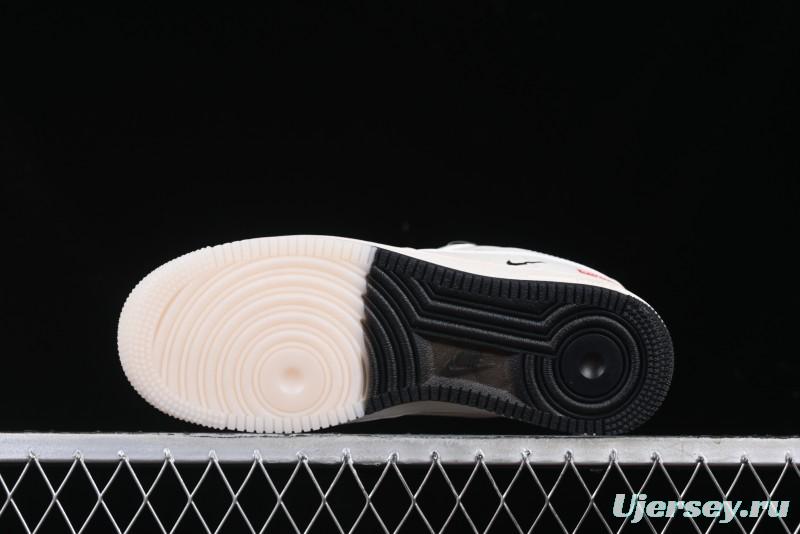 Nike Air Force 1 '07 Low Supreme Collaboration Casual Sneakers with Dual-Color Sole - XZ6188-017
