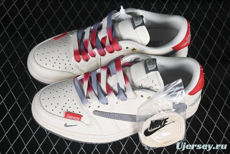 Nike Travis Scott x Fragment Design x Air Jordan 1 Low OG SP AJ1 Low Top Casual Sneakers - FC1688-212