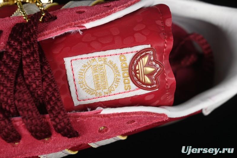 Adidas Originals Gazelle Bold JQ5977 Snake Year Limited Edition Three Stripes Platform Sneakers with Non-Slip耐磨 Low-Top - JQ5977