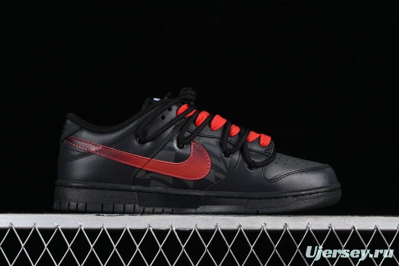 Nike Dunk Low Panda Prank Universe Exploration - Boundless Abyss Cool Black SB Strap Low Top Casual Skate Shoes - DV0831-002