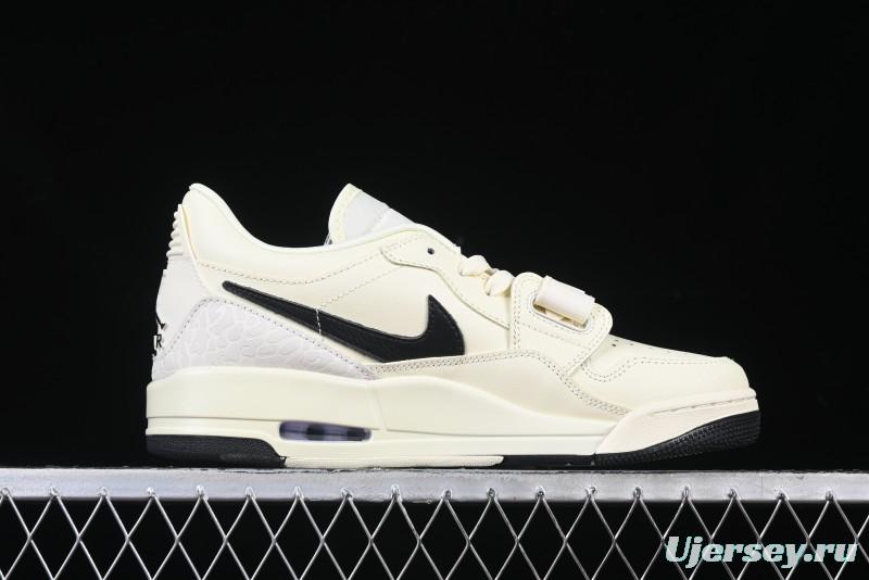 Nike Air Jordan Legacy AJ312 Low Top Sneakers with Velcro Strap and Triple Design - HV1807-101