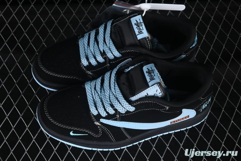 Nike Travis Scott x Fragment Design x Air Jordan 1 Low OG SP AJ1 Retro Sneakers - XS2024-008