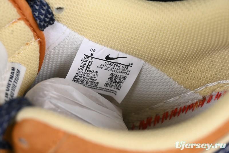 Nike Air Force 1 '07 Low The North Face Collaboration Sport Orange Low-Top Casual Sneakers - DM6688-053