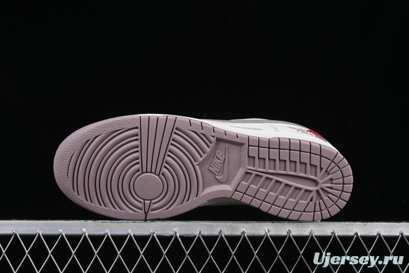 Nike SB Dunk Low Supreme x The North Face Low-Top Casual Skate Shoes - BM0234-507