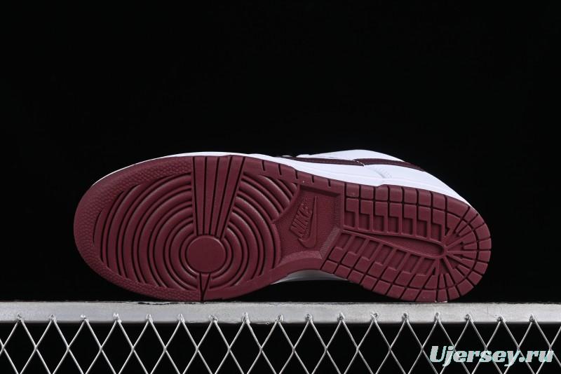 Nike SB Dunk Low White Red Colorway Low-Top Casual Skateboarding Shoes - DV0831-102