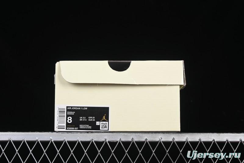 Nike Air Jordan 1 Low Supreme Collaboration Spider Custom High-End Retro Basketball Shoes - XS6086-007