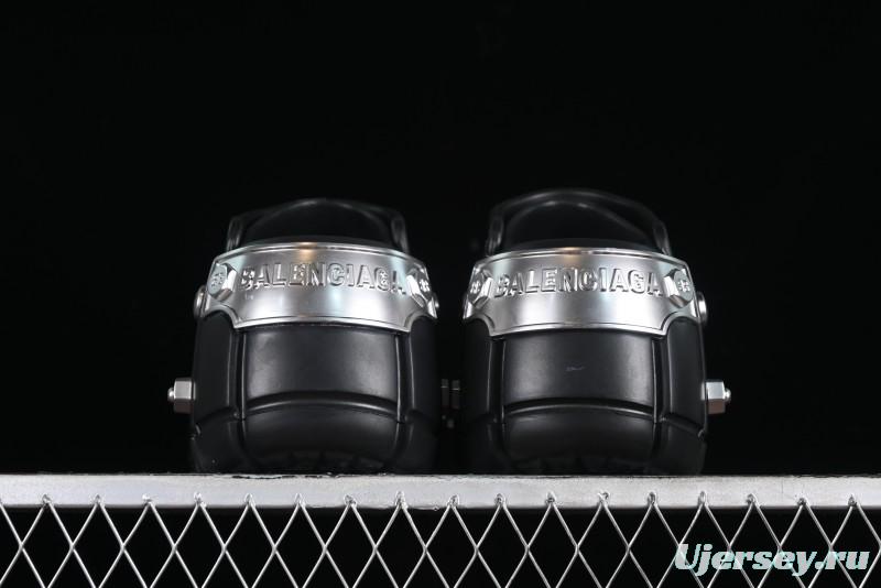 Balenciaga Hardcrocs Slide EVA Round Toe Ultra Thick Sole Clog Sandals - W1S8N1081