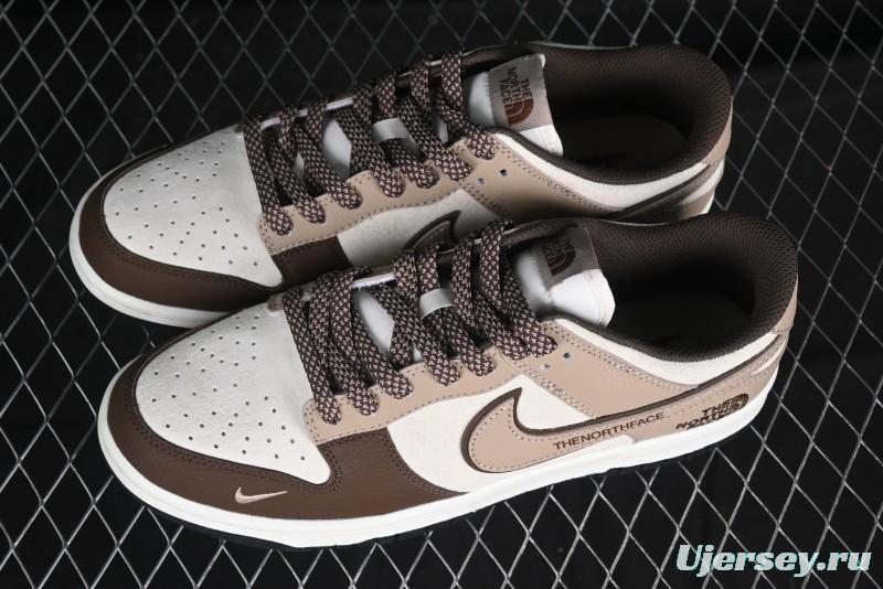 Nike SB Dunk Low The North Face Year of the Snake Collaboration Subtitle Brown Hook Anniversary High-End Custom Low-Top Casual Skate Shoes - DJ2024-090