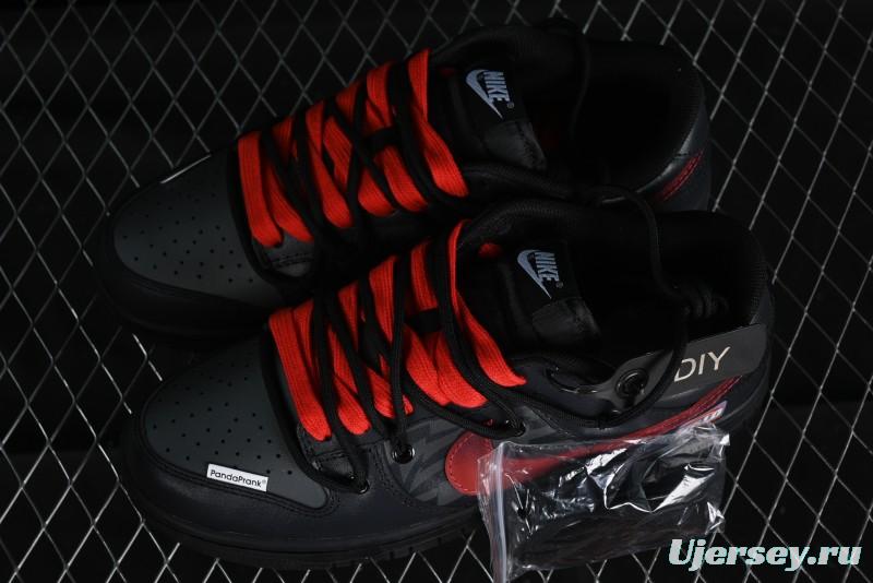 Nike Dunk Low Panda Prank Universe Exploration - Boundless Abyss Cool Black SB Strap Low Top Casual Skate Shoes - DV0831-002