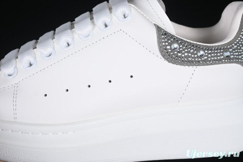 Alexander McQueen Oversized Sneakers with White Rhinestones - D.E5