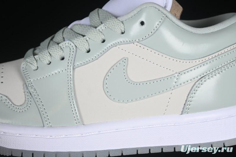 Nike Air Jordan 1 Low AJ1 Amber Green Low-Top Casual Sneakers - HF4078-100