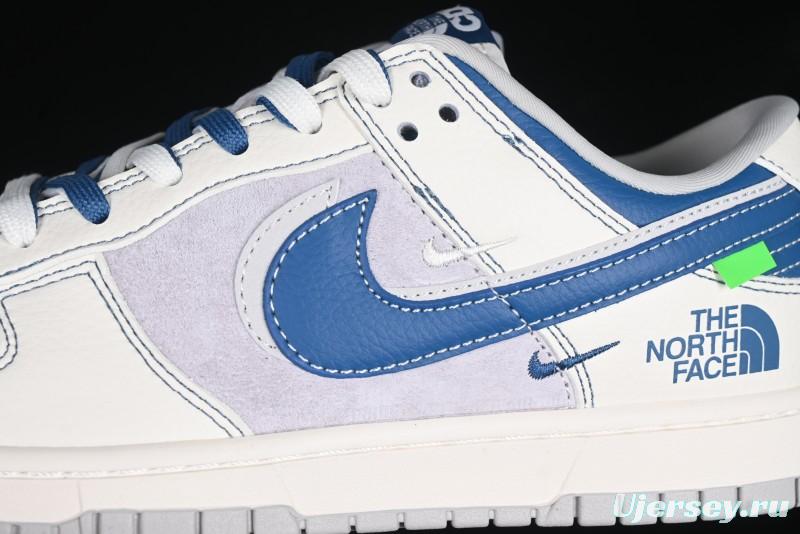 Nike SB Dunk Low The North Face Collaboration Anniversary Edition Customized Low-Top Casual Skate Shoes - DM6868-040
