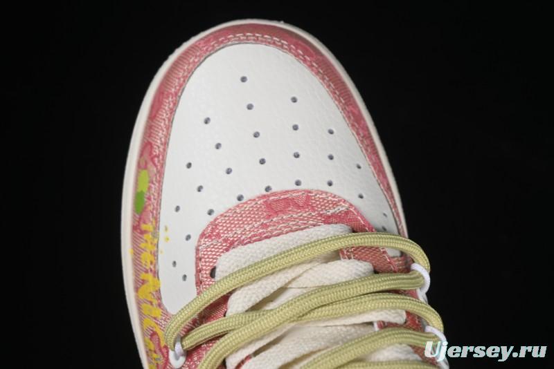 Nike Air Force 1 '07 Low Bugs Bunny Custom Casual Sneakers - BD7700-666