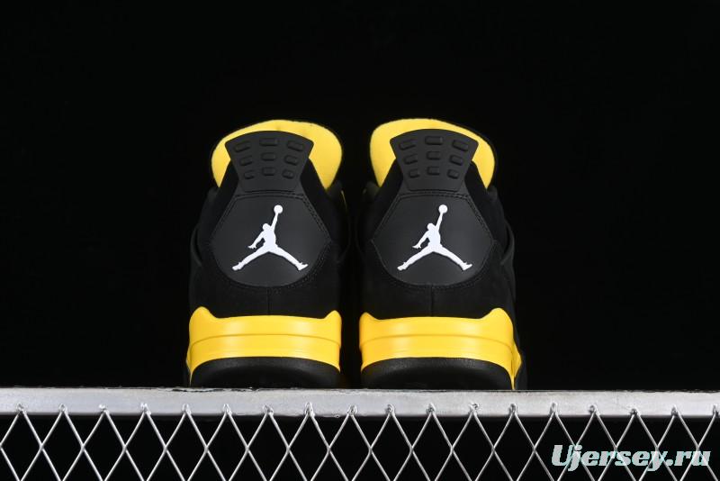 Nike Air Jordan 4 Retro Basketball Shoes Thunder - DH6927-017