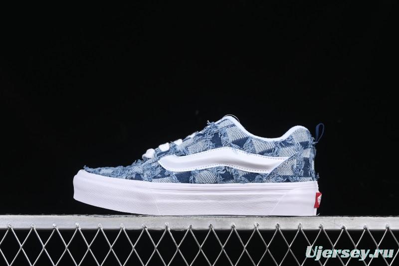 Vans Knu Skool Washed Tie-Dye Low-Top Casual Skate Shoes - VN000CS0239