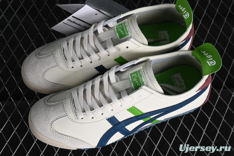 Onitsuka Tiger Mexico 66 Low-Top Leather Casual Running Shoes - 1183A201-115