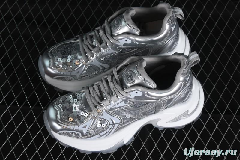 GG-CC Casual Sandals with Asymmetric Design and Cool Functional Style - 70119-3 Silver