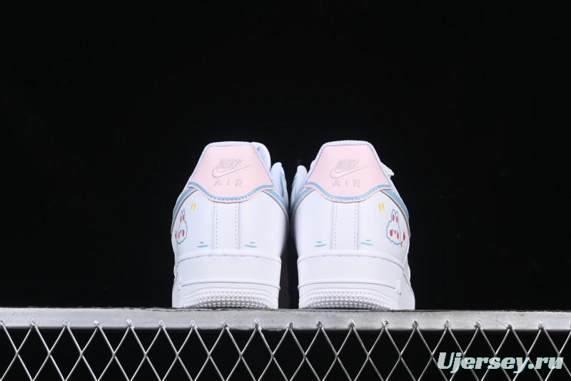 Nike Air Force 1 '07 Low Valentine's Day Limited Edition 2D Hand-Painted Graffiti Lollipop Casual Sneakers - TY0301-111