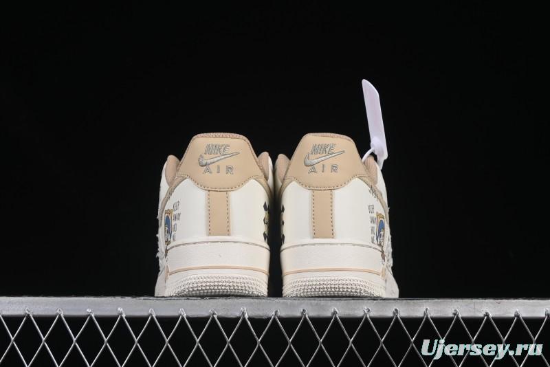 Nike Air Force 1 '07 Low Casual Sneakers with Pop Mart Molly Design - FJ7740-210