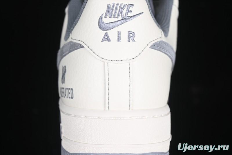 Nike Air Force 1 '07 Low UN Collaboration Pigskin Grey Stitch Low-Top Casual Sneakers - BB7518-018