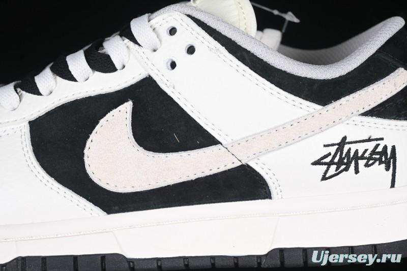 Nike SB Dunk Low Stussy Collaboration - High-End Custom Anniversary Edition Low-Top Casual Skate Shoes SF1029-402