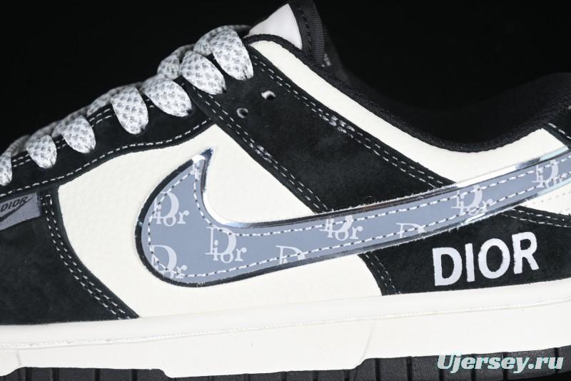 Nike SB Dunk Low Dior Collaboration Anniversary Edition Customized Low-Top Casual Sneakers - DJ2024-084