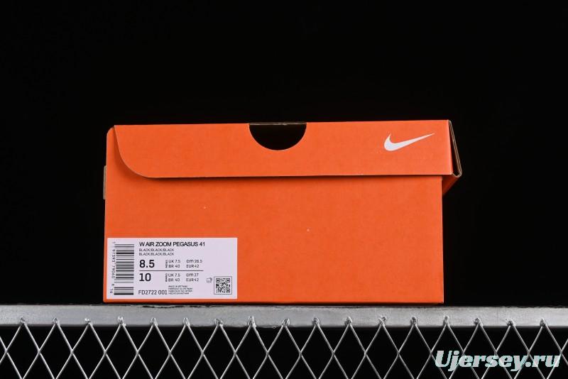 Nike Air Zoom Pegasus 41 Lightweight Breathable Running Shoes with Cushioning - FD2722-001