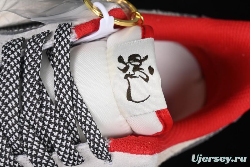 Nike Air Force 1 '07 Low Supreme Collaboration Grey Snake Scale Low-Top Casual Sneakers - DM6688-010