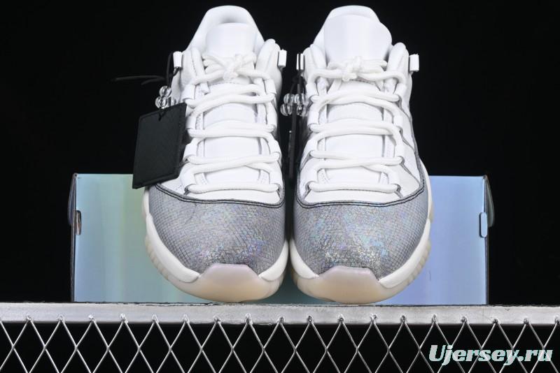 Nike Air Jordan 11 Low CNY Snake Year Limited Edition Tear-Away Basketball Shoes - HQ7000-001