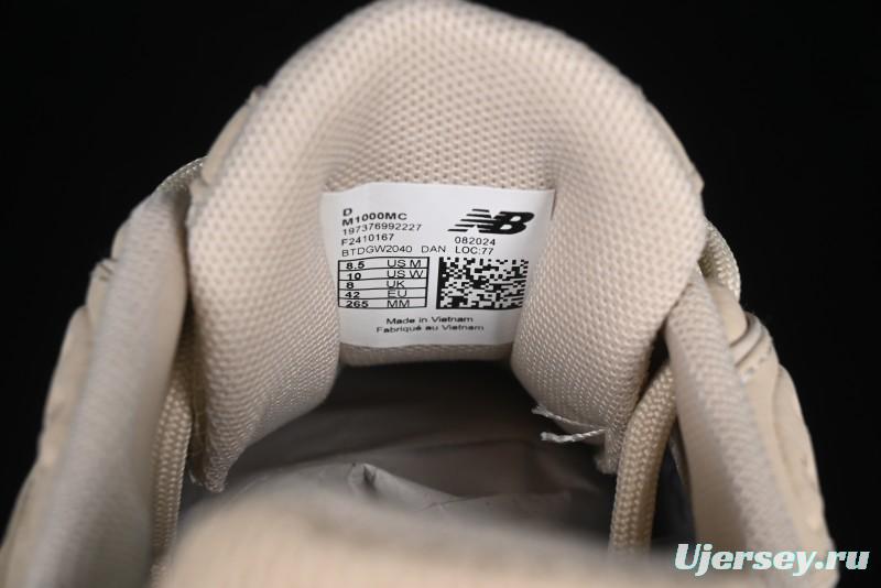 New Balance 1000 Series Retro Dad Style Low-Top Casual Running Shoes - M1000MC