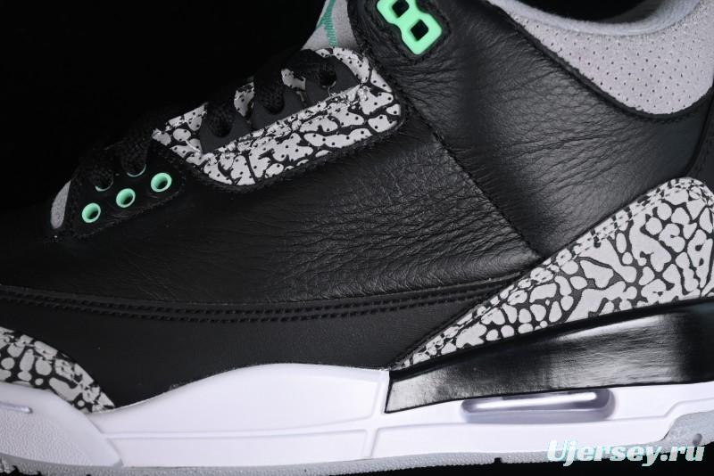Nike Air Jordan 3 Retro Sneakers Green Glow - CT8532-031