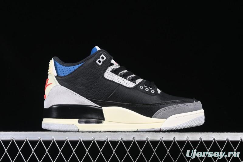 Nike Air Jordan 3 OG "Rare Air" Retro Basketball Shoes with Reverse Swoosh Design - IB8967-004