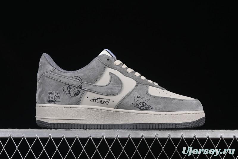 Nike Air Force 1 '07 Low "Lose Heart" Custom Casual Sneakers - CW2288-668