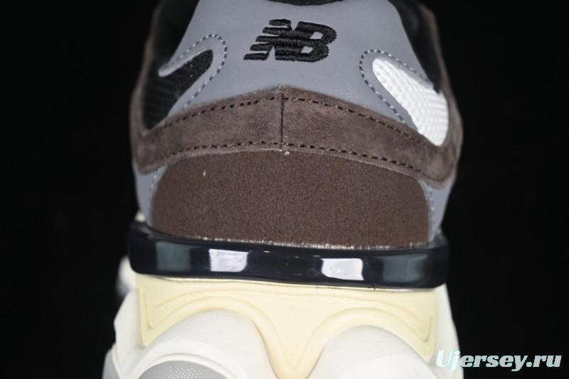 New Balance 9060 Retro Casual Running Shoes with ABZORB Cushioning Technology - U9060BRN